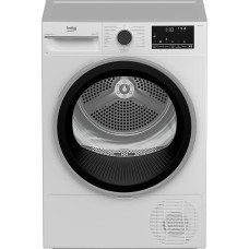 „Beko“ B5TD6821B džiovykla, 8 kg, priekinio pakrovimo šilumos siurblio džiovykla, 15 programų, džiovinimas su jutikliu, tyli programa, „Aquawave Gentle Drum“ būgnas, galima statyti vieną ant kitos, balta