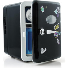 „Canal Toys“ – „Mini Gamer“ šaldytuvas su USB įkrovikliu, talpa 4 l, juodos spalvos – INF 038