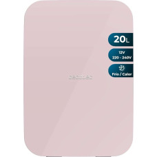 „Cecotec“ mažas šaldytuvas – mini šaldytuvas „Bolero MiniCooling“ 20 l, „Bahamas Pink“ spalvos, 12 V–220 V, tinka naudoti automobiliuose ir karavanuose, temperatūros diapazonas nuo 7 iki 65 °C, aušinimo ir šildymo funkcijos, lengvai perkeliamas