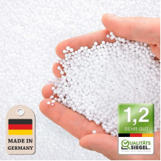 Green Bean 430 Litres High-Quality Micro EPS Beads 0.5-1 mm Made in Germany for Bean Bag Filling Polystyrene Balls Refill Pack Pillow Filling Micro Beads Nursing Pillow