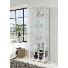 möbelando Berlin V Display Cabinet White
