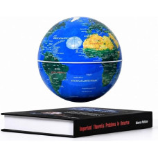 Magnetic Floating and Levitating Geography Globes 6 Inch World with LED Lights for Kids Gift Cool Office Desk Decoration for Men Birthday