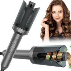 Automatic Curling Iron 25 mm 160-220 °C Temperature Adjustable | Rotating automatic quick heating auto shut-off function for hair styling with 2-way rotation burn protection