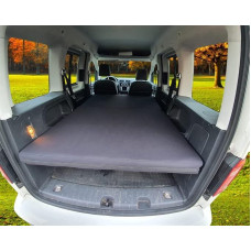 BREMER SITZBEZÜGE Folding Mattress Compatible with VW Caddy from 2003-2022 Bed Extension Camping Accessories Camper Bed Sleeping Pad L 180 x W 110 x H 10 cm Cold Foam Mattress Folding System