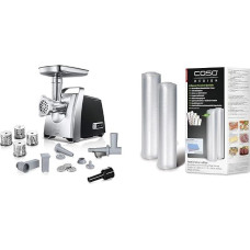 Bosch ProPower MFW68660 Meat Mincer Electric Sausage Attachment & Caso Professional Foil Rolls 30 x 600 cm / 2 Rolls