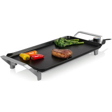 „Princess 103110 Table Chef Premium XL“ 103110 „Table Chef Premium XL“, 2500 W, grilis, elektrinis, stalinis, keptuvė, juoda, sidabrinė |