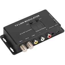 „PUSOKEI“ UHF moduliatorius, AV–RF keitiklis, infraraudonųjų spindulių signalo prailgintuvas su kanalų rodymu, „UHF TV LINK“ moduliatorius, suderinamas su PAL, USB 5 V @400 mA maitinimu, televizijos priedėliu ir kitais garso bei vaizdo šaltiniais