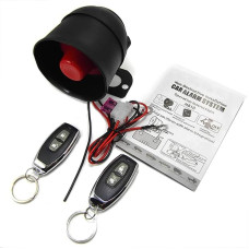 Automobilio signalizacijos sistema, automobilio signalizacijos sistema su nuotolinio valdymo pultu, universalus 12 V signalizacijos garsiakalbis, saugos sistema, automobilio signalizacijos sistema, signalizacijos sistema kemperiams