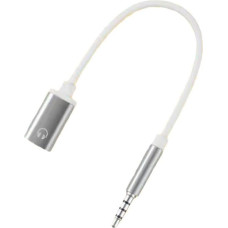 Garso kabelis, 3,5 mm kištukas į Type-C lizdą, 3,5 mm analoginis kabelis su Type-C keitikliu, ausinių adapteris, suderinamas su MP3 grotuvais, CD grotuvais, nešiojamaisiais kompiuteriais, planšetėmis, išmaniaisiais telefonais, ausinių adapteriais