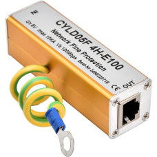 RJ45, RJ11 Ethernet apsauga nuo viršįtampių, visapusiška apsauga nuo žaibo stebėjimo sistemoms, tinklo apsauga 5 V, montuojamas viršįtampių ribotuvas