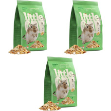 „Little One“ žiurkėnai | 3 vnt. pakuotė | 3 x 400 g | Pilnavertis maistas žiurkėnams | Patenkina visus baltymų, riebalų, angliavandenių, mineralų ir vitaminų poreikius