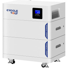 10 kWh energijos kaupiklis su 5 kW keitikliu, skirtas autonominei sistemai, 10 kWh „viskas viename“ saulės energijos kaupiklis, 5500 W saulės energijos įvestis, daugiau nei 8000 įkrovimo ciklų, modulinė išplėtimo galimybė, LiFePO4, „Plug & Play“