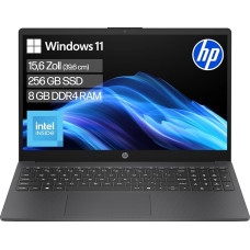 „HP“ nešiojamasis kompiuteris (17,3 colių HD+ ekranas, „Intel N200“, 8 GB RAM, 256 GB, „Windows 11“, QWERTZ) - Juodas | Patikimas nešiojamasis kompiuteris su dideliu 17,3 colių ekranu, skirtas kasdieniam naudojimui, darbui biure, naršymui internete ir tra