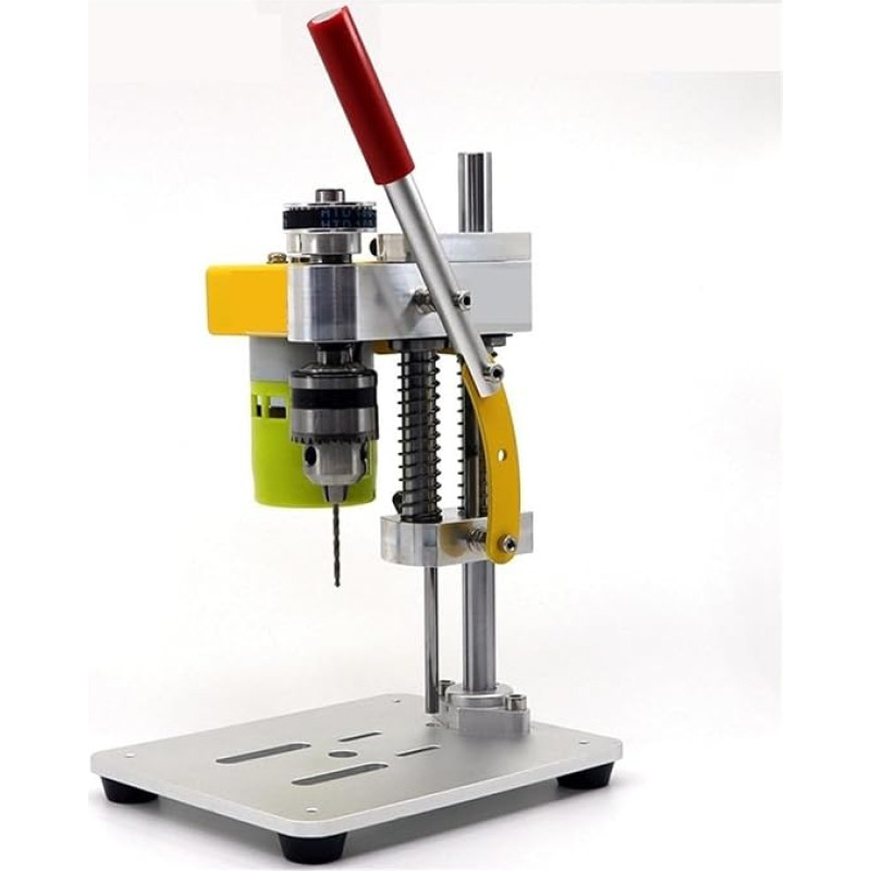 Bench Drill, Mini Drill, Precision Bench Drill, Portable Bench Drill, CNC 795 Motor, B10 Chuck, Metal, Wood, DIY Craft Tool