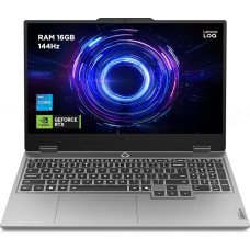 „Lenovo LOQ“ 15 colių žaidimų nešiojamasis kompiuteris, „Nvidia GeForce RTX 5050“ 8 GB GDDR7, „Intel Core i5-13450HX“, 16 GB RAM, 512 GB SSD, 15,6 colių FHD ekranas (1920x1080) 144 Hz, „Windows 11 Home“, klaviatūra
