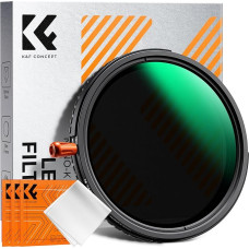 „K&F Concept“ 67 mm reguliuojamas ND2–ND32 ir poliarizacinis filtras bei „Black Mist“ 1/4 filtras | 1–5 diafragmos, „3-in-1“ filtras, skirtas portretams ir vaizdo įrašams, su 18 sluoksnių nano danga, 1–5 diafragmos, nano klijai, FB305