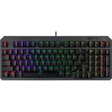 ASUS TUF Gaming K3 Gen II Tastiera USB Nero (Asus TUF Gaming K3 Gen II Optical-Mechanical Compact Gaming Keyboard, 97-Key Layout, Dampening Foam, IP57, RGB Lighting) - Versione UK