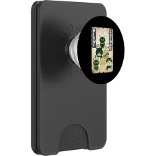 „Meowy Catmas“ kačių Kalėdų eglutė, Kalėdų Senelio „PopSockets“ „PopWallet“ dėklas, skirtas „MagSafe“