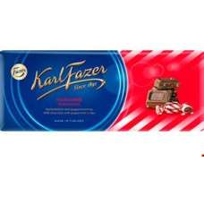 Karl Fazer 8 vnt. pieno šokolado su pipirmėtėmis traškučiai, 200 g