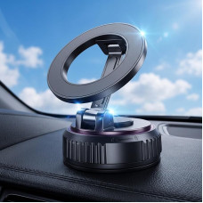 Automobilinis mobiliojo telefono laikiklis, skirtas „Magsafe“ su vakuumine siurbtuvėle, be