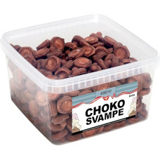 „Nordthy“ šokoladiniai putų cukraus grybukai, 800 g – daniški putų cukraus grybukai, padengti pieno šokoladu – apie 132 vnt. uždaromoje skardinėje – saldainiai, kuriais galima pasidalinti