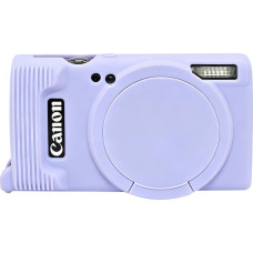 BOVKE Silikon Kamera Gehäuse für Canon IXUS 285 HS/ELPH 360 Kamera, Lila