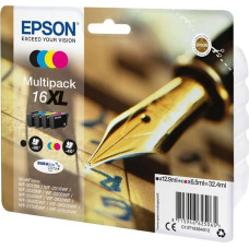 „Epson“ „Epson WorkForce 2760“ DWF (16XL/C13T16364012) – originalus – rašalo kasetės rinkinys (juoda, žydra, raudona, geltona)