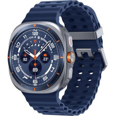 „Samsung Galaxy Watch Ultra“ išmanusis laikrodis – 2025 m. versija, 47 mm, titano mėlyna spalva, LTE (versija CAD ir garantija) – tvirtas titano korpusas, „Cushion“ dizainas, greitojo veikimo mygtukas, dirbtinio intelekto pagrįsta sveikatos stebėsena