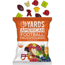 „40YARDS“ amerikietiškojo futbolo guminukai „Fruit Mix“ | 175 g | Nauja sudėtis