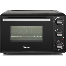 Tristar OV-3620 Mini Oven 19 Litre Capacity, Temperature Range up to 230°C, 1300 Watt Power, with Timer up to 60 Minutes, with Top and Bottom Heat, with Grill Rack and Baking Tray