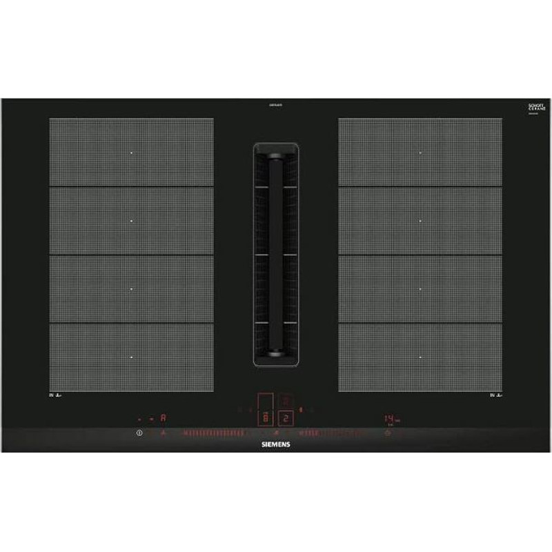 EX875LX67E Vakuuminė indukcinė viryklė, 80 cm, 4 kaitvietės, 7400 W, juoda