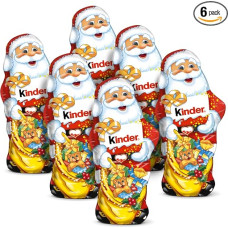 Šokoladinių Kalėdų Senelių rinkinys (6 vnt.) – 6 x 110 g pieno šokolado