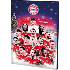 FC Bayern Munich Advent Calendar 2026 - Official FCB Chocolate Advent Calendar with 24 Doors, Poster, Autograph Cards & 10 € Voucher - Gift for Bayern Fans