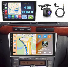 Hikity Android 15 Car Radio for Toyota Avensis 2002-2008 9 Inch CarPlay