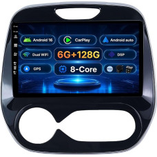 [6G + 128G, aštuonių branduolių procesorius] – MSD automobilių radijas, skirtas „Renault Kaptur“ (2017–2019 m.) | „Android 15“ radijas su GPS navigacija | „CarPlay“, „Android“, valdymas per vairo mygtukus, dviejų dažnių „Wi-Fi“, DSP, DAB | Atbulinės eigos
