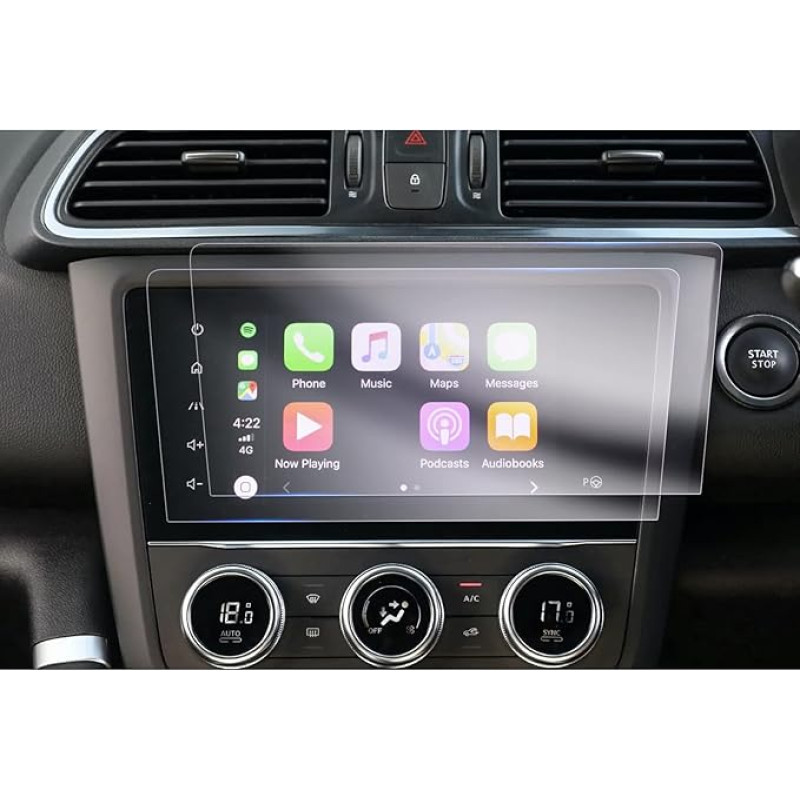 GAFAT 2 pieces 2019-2023 Renaul-t Kadjar R-Link 2 7 inch navigation protective film, nano screen protector for Kadjar 7 inch R-Link 2 system, shockproof, 6H anti-scratch