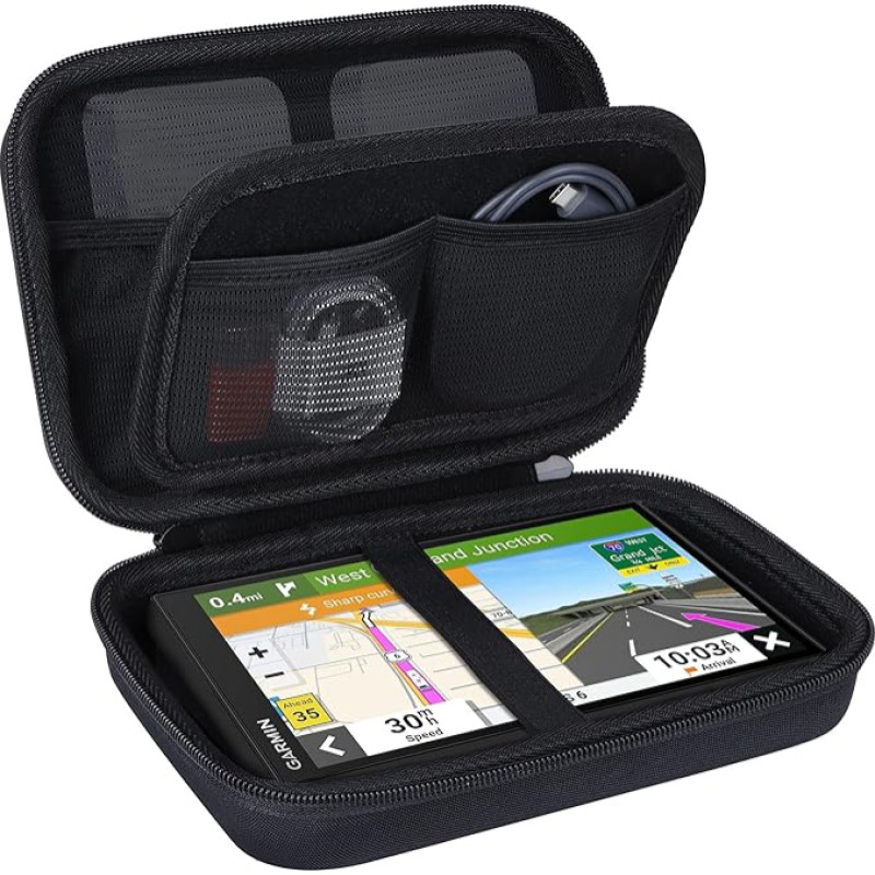 Lebakort Hard Case for 5-7 Inch Garmin Camper 780/795 Garmin dēzl LGV 610 Garmin DriveSmart 76/65/66/61/55 Garmin Drive 51/52/53 Navigation Device