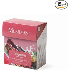 Meridiani® | Milchiger halbfermentierter Oolong-Tee | Milchiger Oolong-Tee Taiwan | Oolong-Tee mit blumigem und butterartigem Duft | Oolong-Teebeutel - 15 Filter (22,5 g)