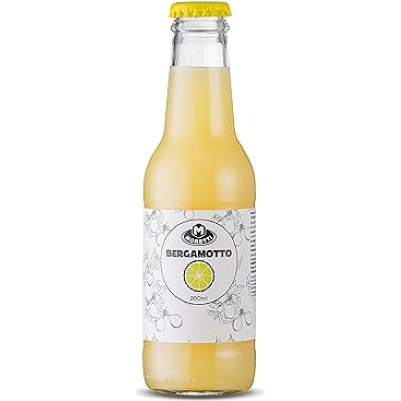 Moretti® Bergamočių sultys, 100 % grynos iš Kalabrijos, be cukraus ir konservantų, natūrali priemonė sveikam virškinimui ir cholesterolio lygio subalansavimui, 200 ml