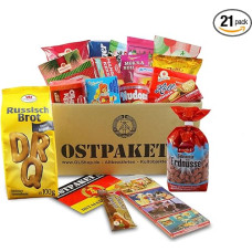 Ostpaket Sweet Seduction with 20 Typical Products of the GDR Gift Idea Specialty Package Gift Set East Products