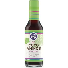 goodmoodfood Organic Coco Aminos Vinaigrette - veganiškas, be glitimo, be aliejaus, be druskos - 100 % ekologiškas natūralus produktas iš Filipinų, pagamintas iš kokosų žiedų acto ir kokosų žiedų sirupo -