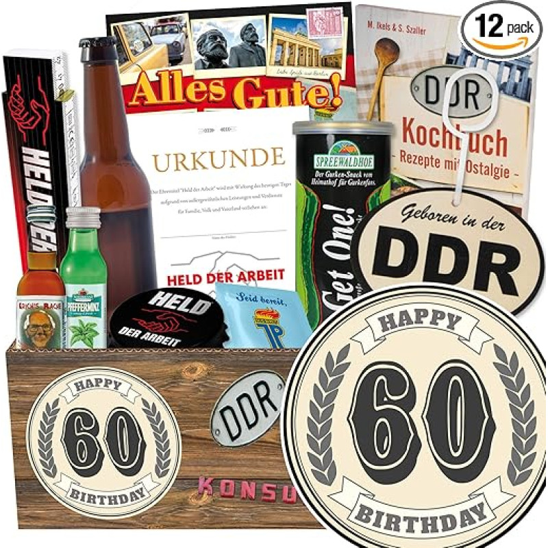 Men's 60th Birthday / Gift Box / 60th Birthday Gift