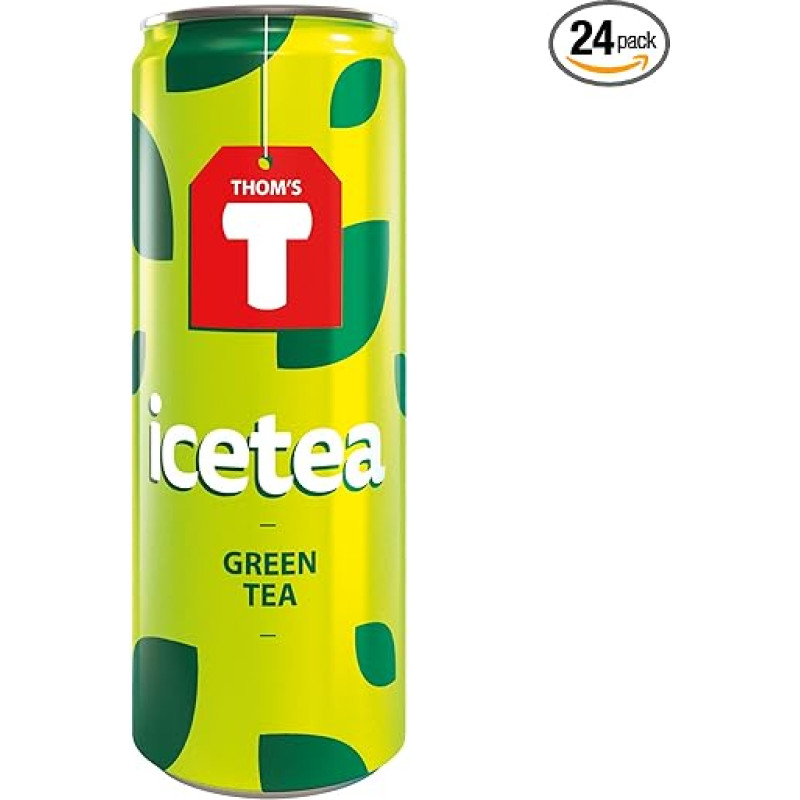 ThomsT Iistea Green Tea 24 x 25 cl (Refreshing Green Iced Tea for Conscious Connoisseurs) 24 Cans of 250 ml