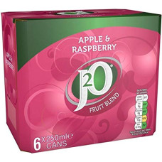 J2O Apfel-Himbeer-Kühlschrank pakuotė 6 X 250 ml