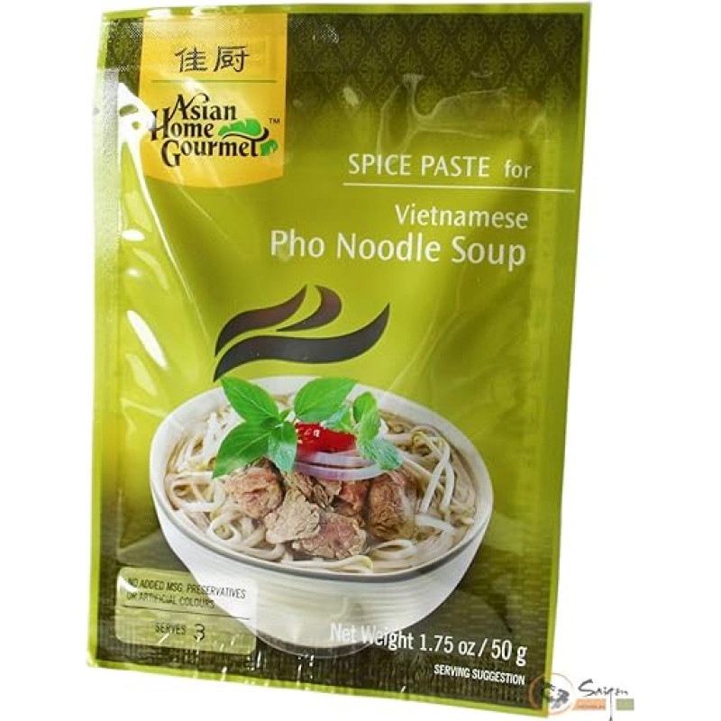 12 x 50 g Asian Home Gourmet Seasoning Paste for Pho Soups Broth