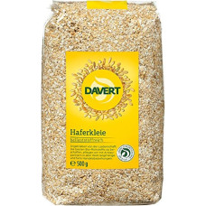 Davert Mühle Organic Oat Bran (16 x 500 g)