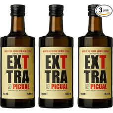 EXTTRA Original - Ekstra tyras alyvuogių aliejus ankstyvo derliaus (Picual veislė) - 3 x 500 ml pakuotė