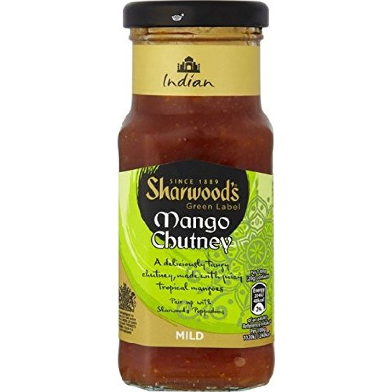 Sharwood Green Label Mango Chutney 227G (2 pakuotės)