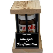 Nutella Confirmation Gift Emergency Reserve Black Edition Confirmation Gifts for Boys Confirmation Gifts Girls Text Black / W Alles Gute zur Konfirmation