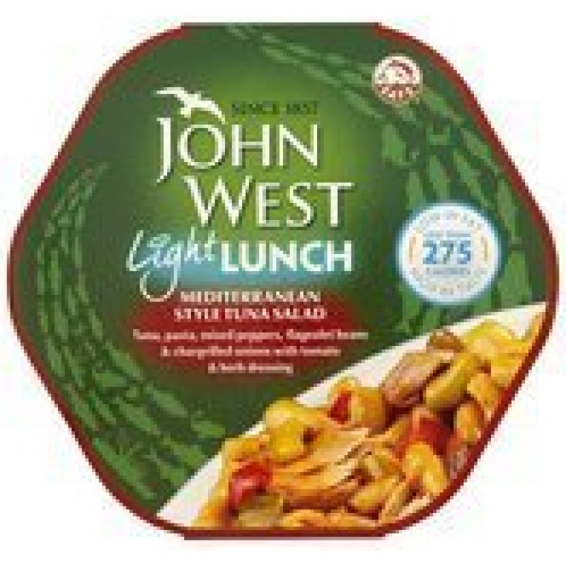 John West Light Lunch Mediterranean Style Tuna Salad 220G